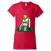 Softstyle® Women’s V-Neck T-Shirt Thumbnail