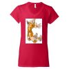 Softstyle® Women’s V-Neck T-Shirt Thumbnail