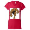 Softstyle® Women’s V-Neck T-Shirt Thumbnail