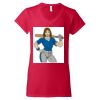 Softstyle® Women’s V-Neck T-Shirt Thumbnail