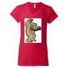 Softstyle® Women’s V-Neck T-Shirt Thumbnail