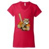 Softstyle® Women’s V-Neck T-Shirt Thumbnail