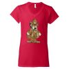 Softstyle® Women’s V-Neck T-Shirt Thumbnail