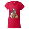 Softstyle® Women’s V-Neck T-Shirt Thumbnail