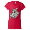 Softstyle® Women’s V-Neck T-Shirt Thumbnail