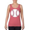 Garment-Dyed Women's Racerback Tank Top Thumbnail