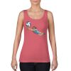 Garment-Dyed Women's Racerback Tank Top Thumbnail