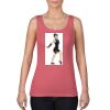 Garment-Dyed Women's Racerback Tank Top Thumbnail