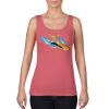 Garment-Dyed Women's Racerback Tank Top Thumbnail