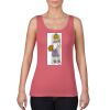 Garment-Dyed Women's Racerback Tank Top Thumbnail