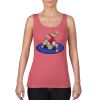 Garment-Dyed Women's Racerback Tank Top Thumbnail