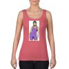 Garment-Dyed Women's Racerback Tank Top Thumbnail