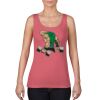 Garment-Dyed Women's Racerback Tank Top Thumbnail