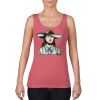 Garment-Dyed Women's Racerback Tank Top Thumbnail