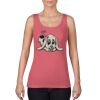 Garment-Dyed Women's Racerback Tank Top Thumbnail