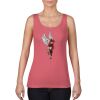 Garment-Dyed Women's Racerback Tank Top Thumbnail