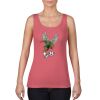 Garment-Dyed Women's Racerback Tank Top Thumbnail