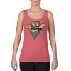 Garment-Dyed Women's Racerback Tank Top Thumbnail