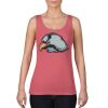 Garment-Dyed Women's Racerback Tank Top Thumbnail