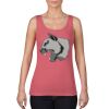 Garment-Dyed Women's Racerback Tank Top Thumbnail