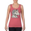 Garment-Dyed Women's Racerback Tank Top Thumbnail