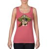 Garment-Dyed Women's Racerback Tank Top Thumbnail