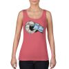 Garment-Dyed Women's Racerback Tank Top Thumbnail