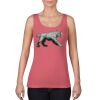 Garment-Dyed Women's Racerback Tank Top Thumbnail