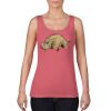 Garment-Dyed Women's Racerback Tank Top Thumbnail