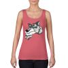 Garment-Dyed Women's Racerback Tank Top Thumbnail