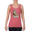 Garment-Dyed Women's Racerback Tank Top Thumbnail