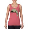 Garment-Dyed Women's Racerback Tank Top Thumbnail